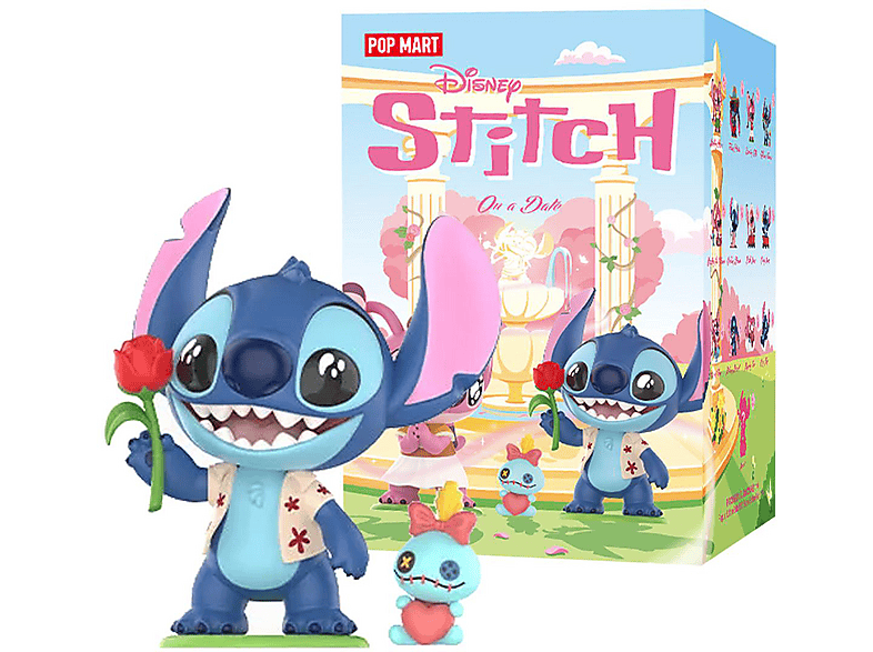 Thumbnail - POP MART Disney Stitch on a Date Series - sortiert eine Blindbox-Spielzeugserie Sammelfigur Mehrfarbig