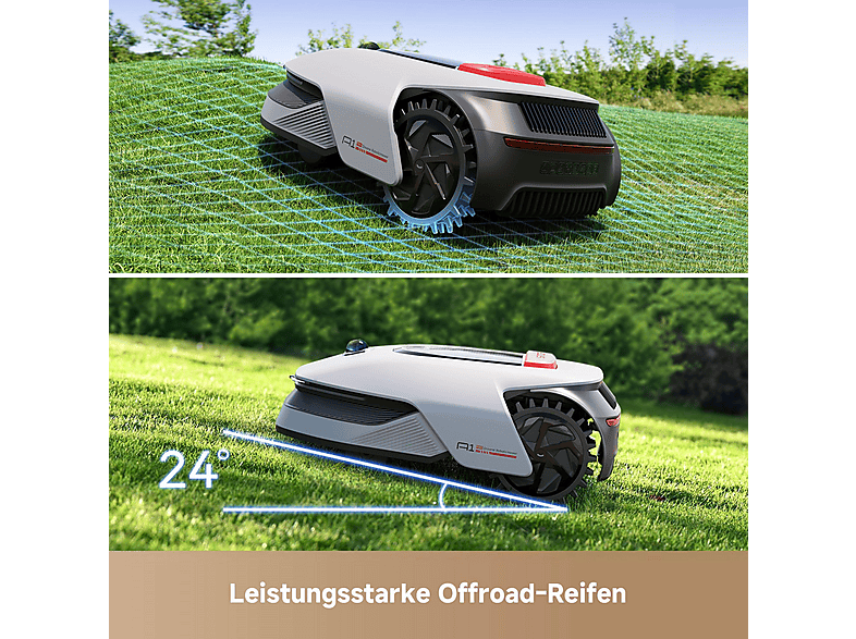 Thumbnail - DREAME Roboticmower A1 Pro, Mähroboter, für bis zu 2000 m²