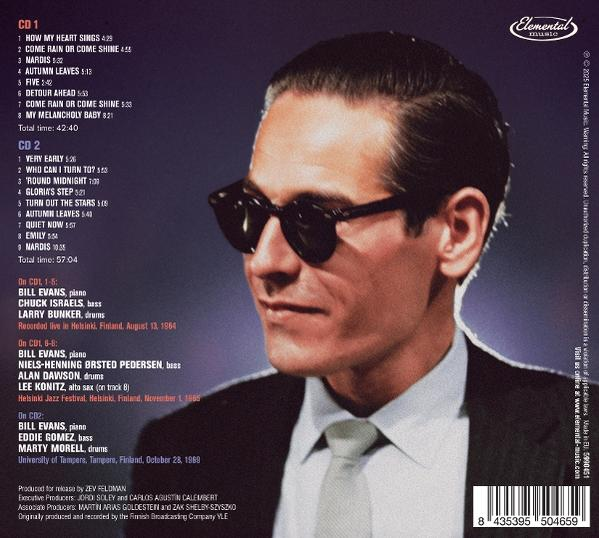 CD-Cover, Mann mit Sonnenbrille, Text und Trackliste, blau-weißer Hintergrund.