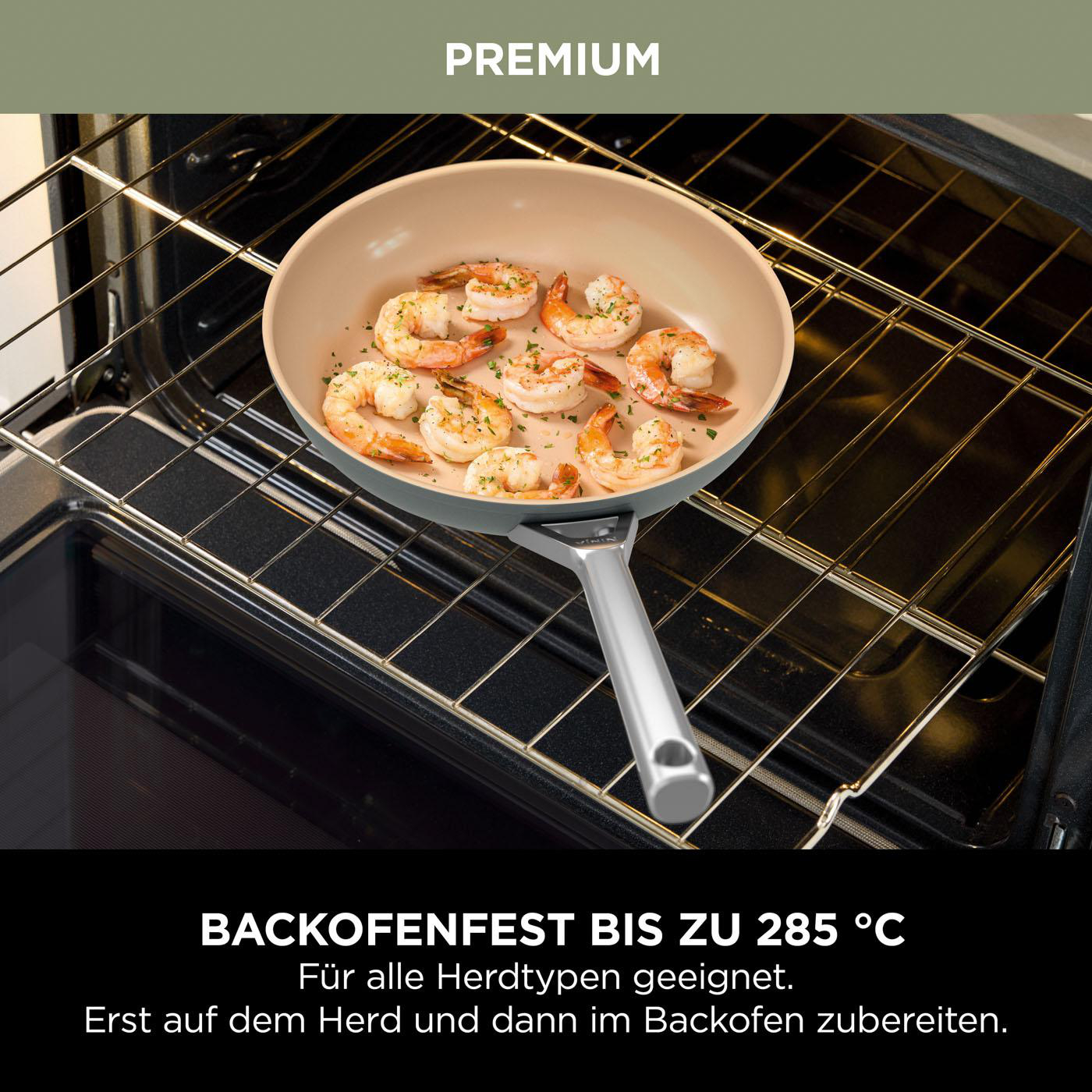 NINJA CW90026DE Extended Life Sauteuse (Aluminium, Beschichtung: Keramik, 26 cm)