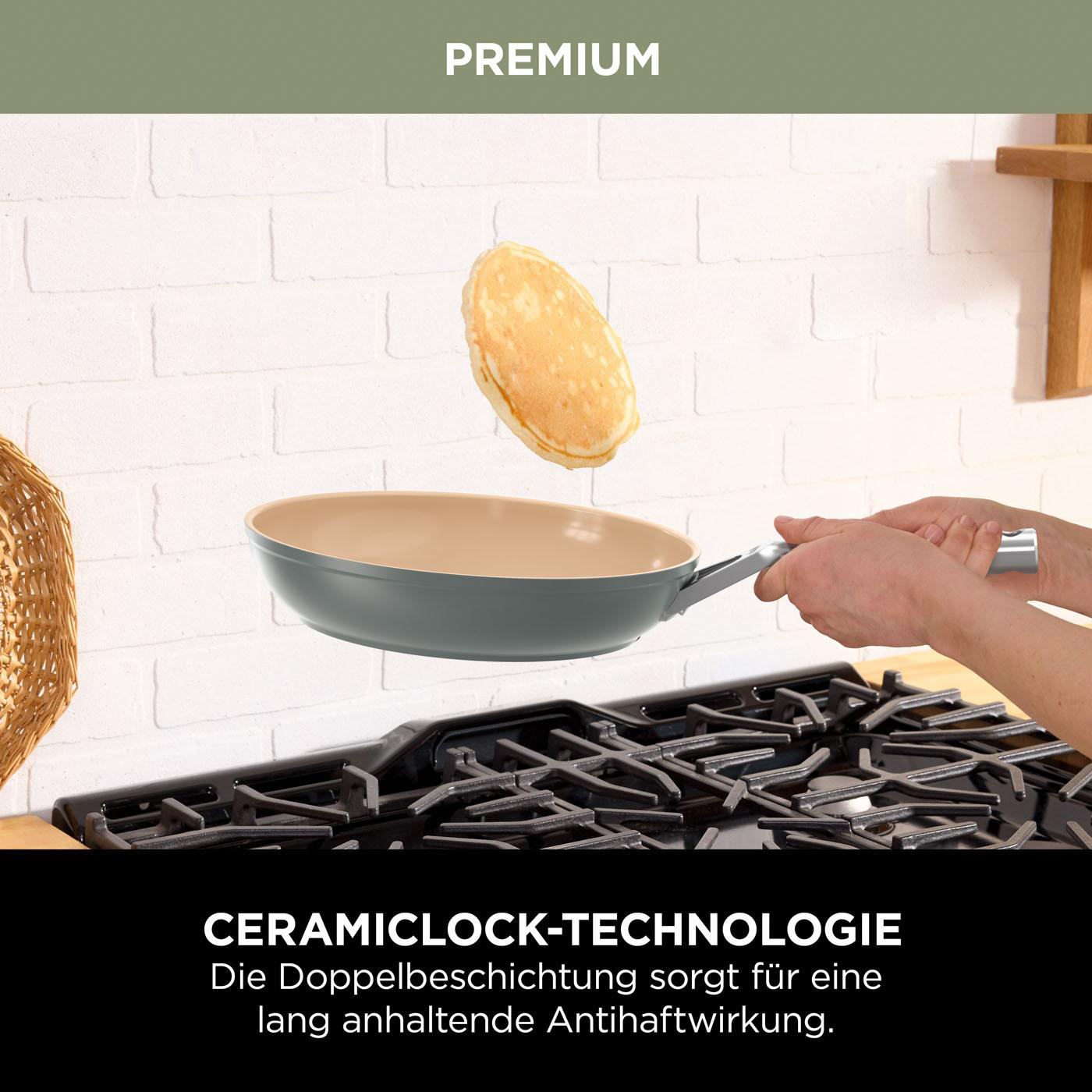 NINJA CW90026DE Extended Life Sauteuse (Aluminium, Beschichtung: Keramik, 26 cm)