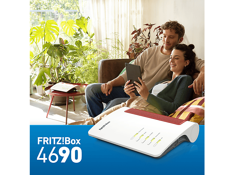Thumbnail - AVM FRITZ!Box 4690, (Wi-Fi7) WLAN Mesh Router 6,960 Mbit/s