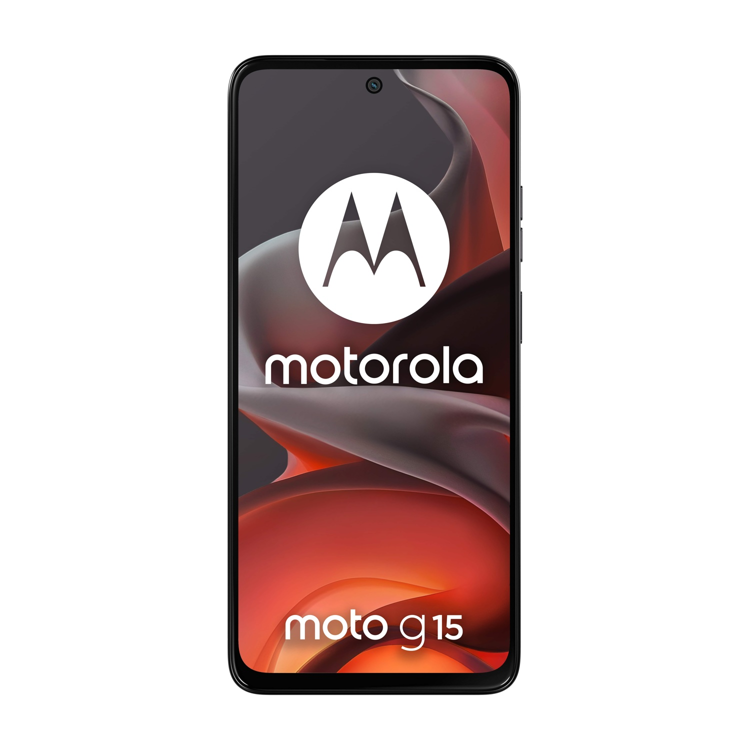 Uno smartphone Motorola nero con il logo Motorola.