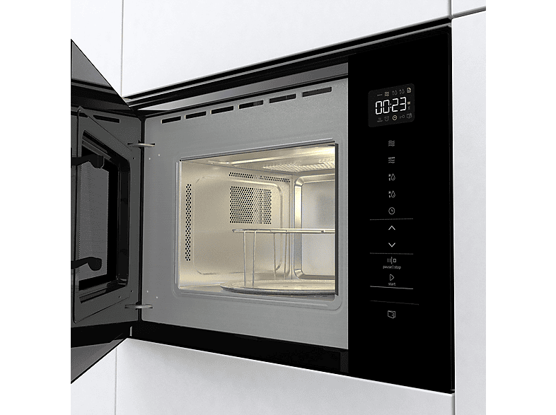 Gorenje BM201SG3BG Mikrowelle mit Grill (800 Watt, Einbaugerät, 20 l, Schwarz) — Foto 2 von 5
