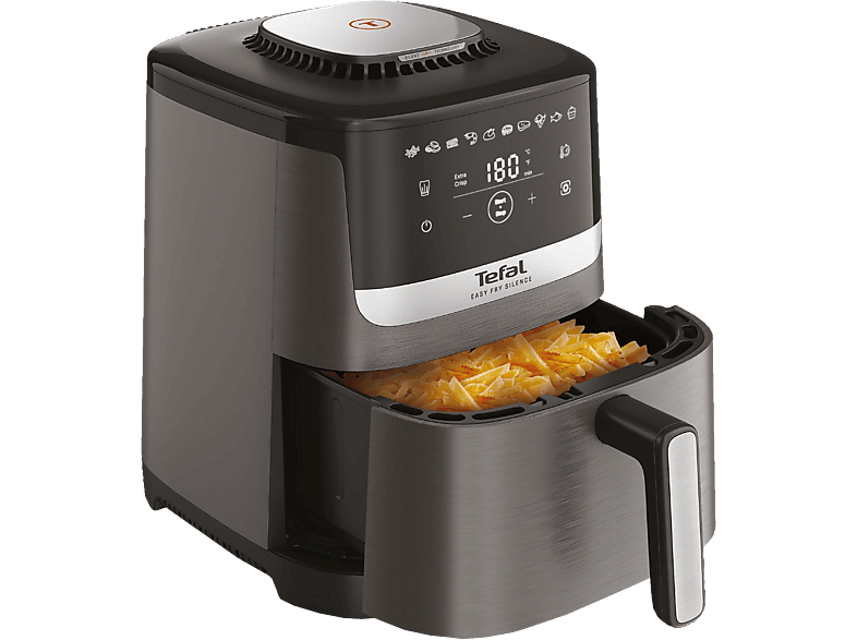 Tefal EY1118 UltraFry Digital – Friggitrice Ad Aria Calda Da 4,2L – 1400W, 8 Programmi Automatici, Display Digitale, Nero – Frittura Sana (99% Grassi In Meno)
