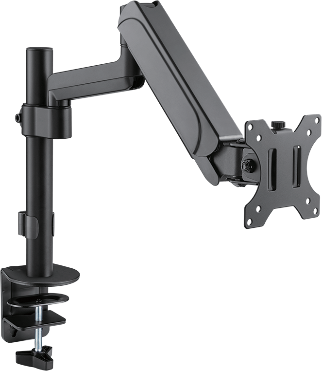 STELL SOS 2112 SINGLE állványos asztali rugós monitortartó konzol, max 32", VESA 75/100 (45026263)