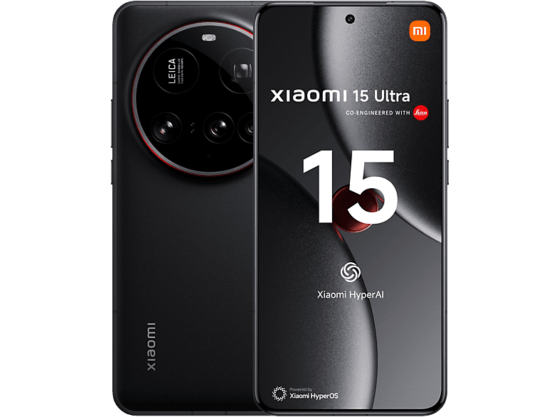 Xiaomi 15 Ultra, Negro, 512GB, 16GB RAM, 6.73 AMOLED WQHD+, Snapdragon® 8 Elite, 5410 mAh