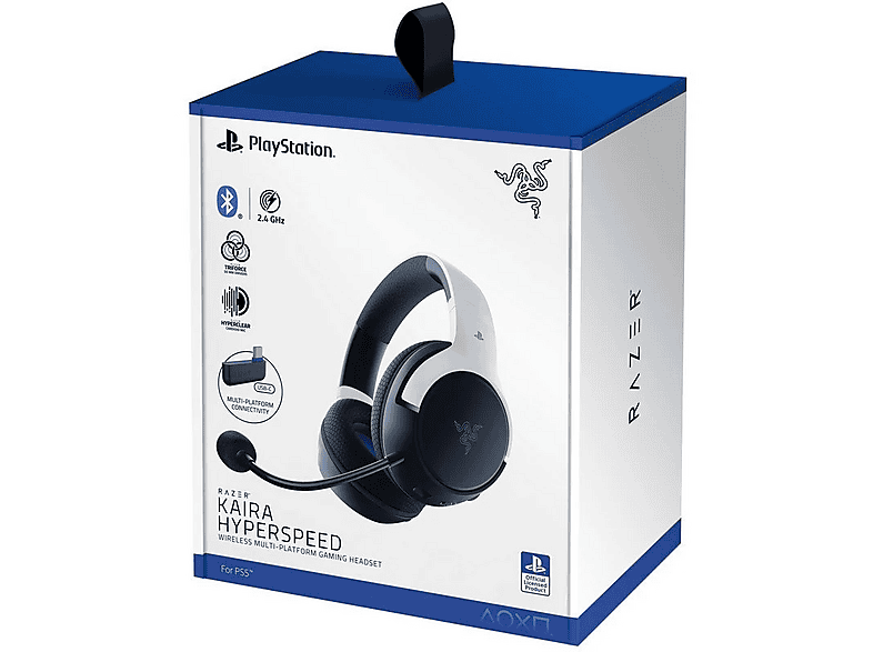 Auriculares gaming - Razer Kaira HyperSpeed, Circumaurales, Bluetooth, PS4 y PS5, 30h Autonomía, Negro – imagen 2