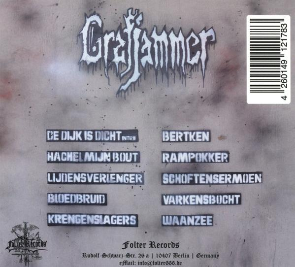 Rückseite einer CD mit Text in einer Fremdsprache und einem Barcode.