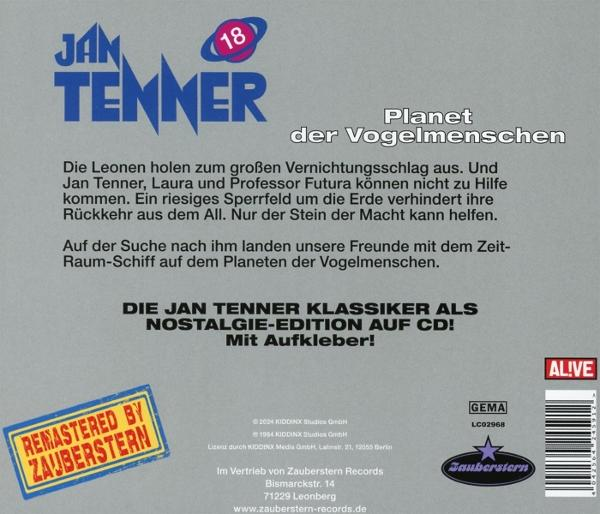 Die Rückseite einer CD-Hülle mit Text und Logo auf grauem Hintergrund.