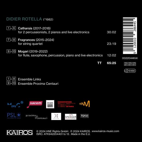 Ein weißer Hintergrund mit Text über musikalische Kompositionen, einschließlich Dauern und Komponistendetails.