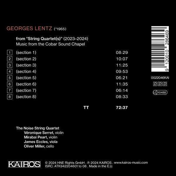 Eine CD mit weißem Hintergrund, mit Text und einem Barcode.