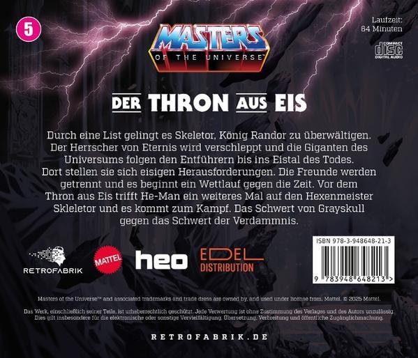 Die Rückseite einer CD-Hülle mit einem Titel und einem Barcode, mit dunklem Hintergrund.