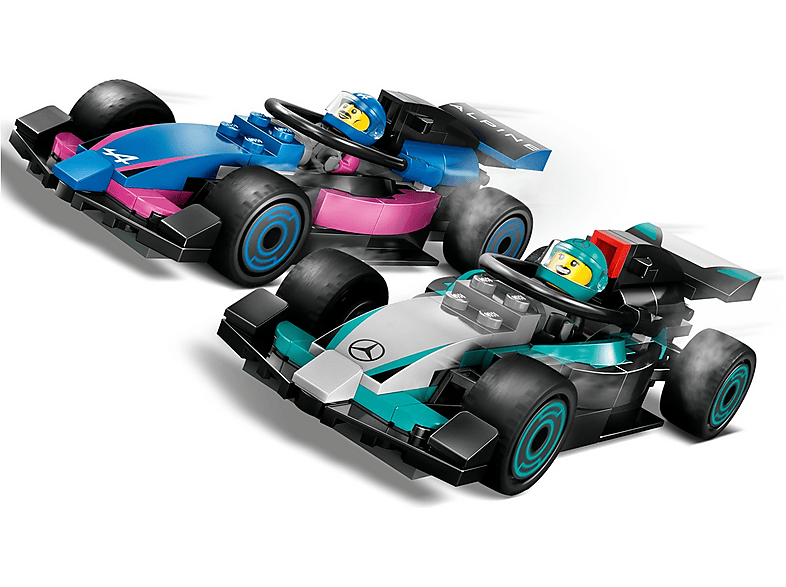 Costruzioni Lego Garage MercAMG e AlpF1