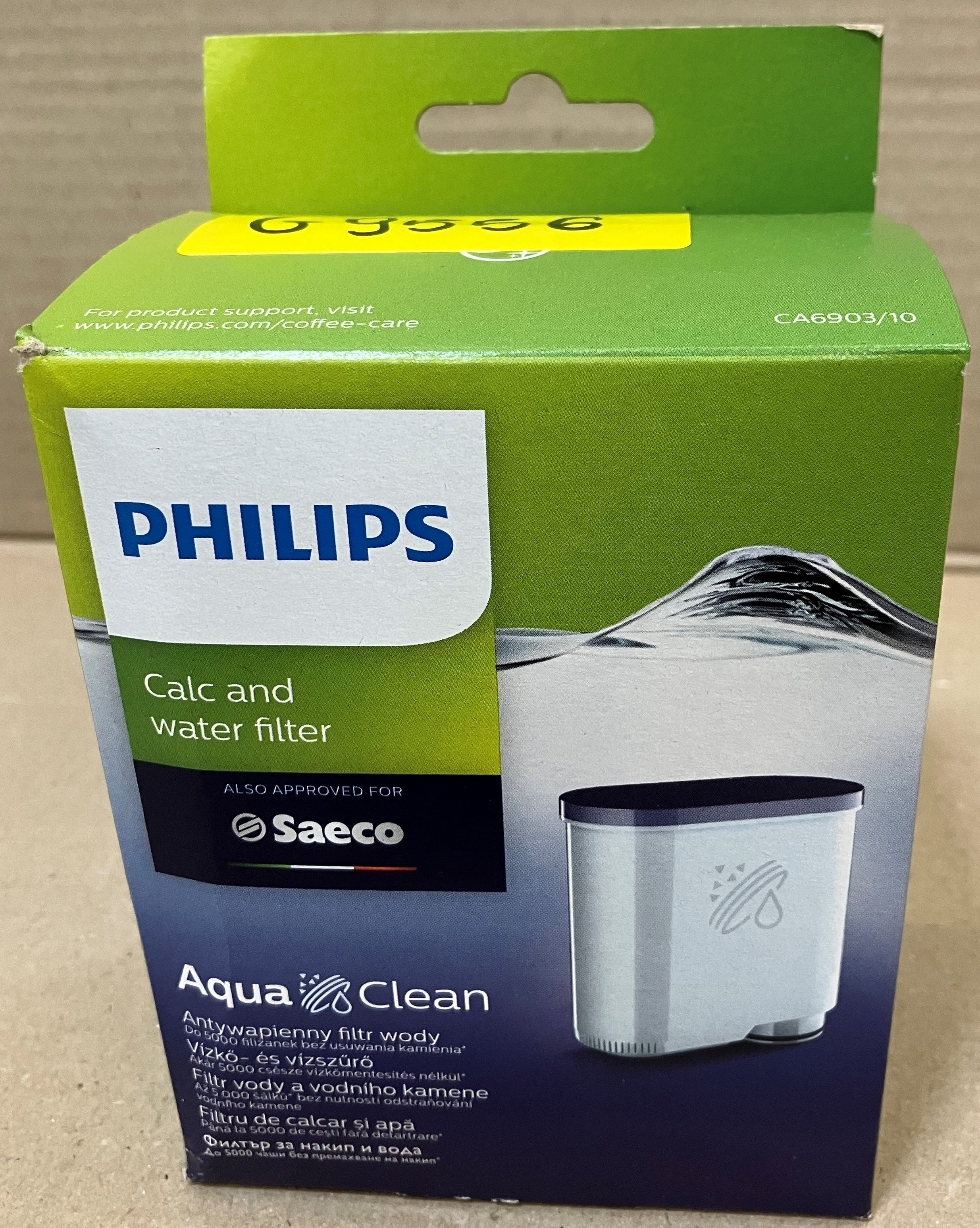 OUTLET - Antywapienny filtr wody AquaClean PHILIPS SAECO CA6903/10 Wielokolorowy