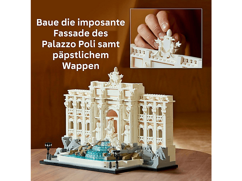 Lego Architecture 21062 Trevi-Brunnen Bausatz — Foto 4 von 5