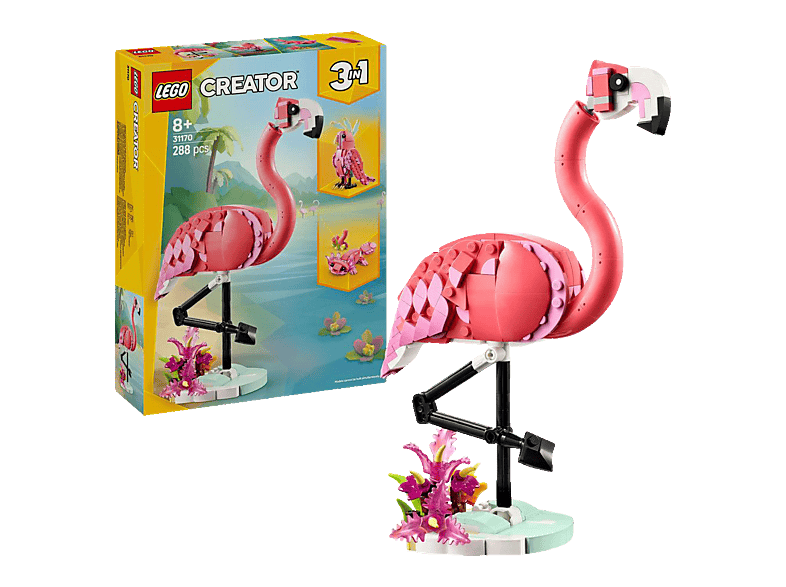 Lego Creator 31170 Wilde Tiere: Rosa Flamingo Bausatz