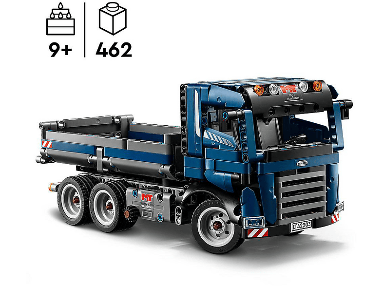 LEGO Technic 42203 Kipplaster Bausatz, Mehrfarbig