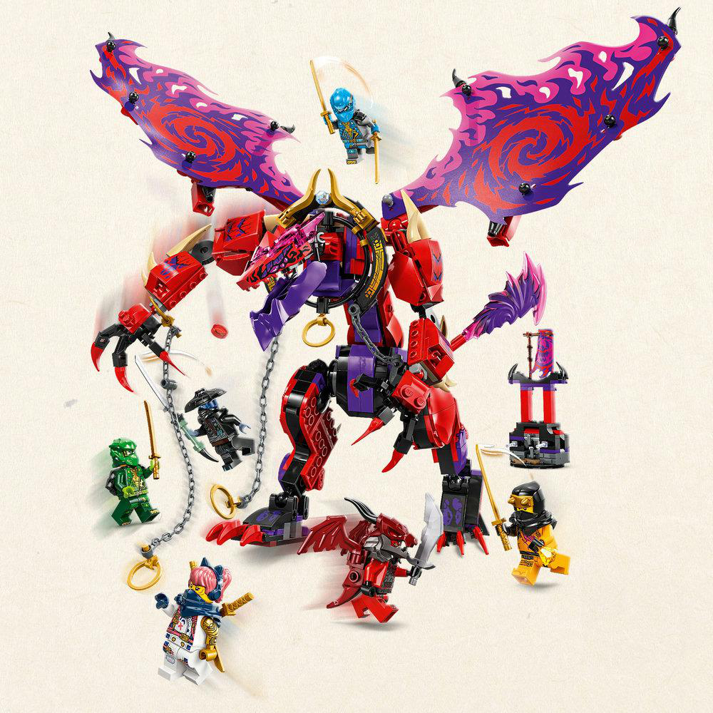 LEGO Ninjago 71832 Chaosdrache Donnerzahn Bausatz, Mehrfarbig | SATURN