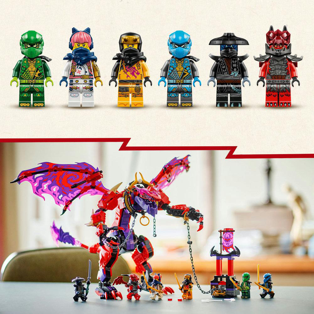 LEGO Ninjago 71832 Chaosdrache Donnerzahn Bausatz, Mehrfarbig | SATURN