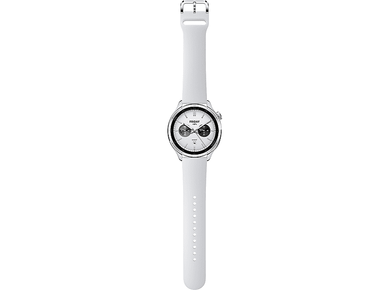 XIAOMI Watch S4 Smartwatch Aluminium mit Titanlegierung Silikon, 22 mm, Silver