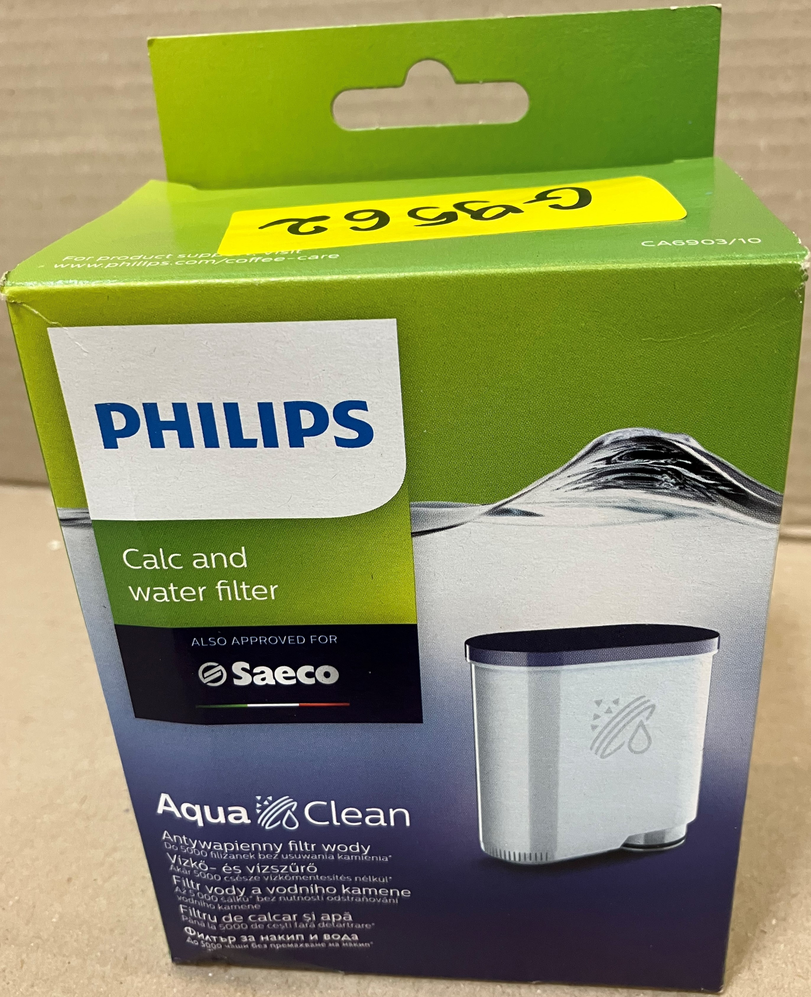 OUTLET - Antywapienny filtr wody AquaClean PHILIPS SAECO CA6903/10 Wielokolorowy