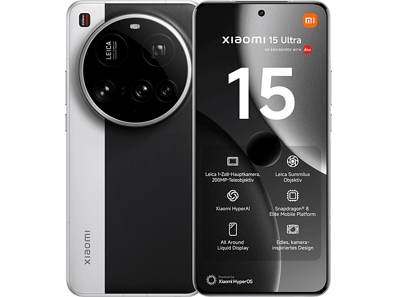 XIAOMI 15 Ultra 512 GB Silver Chrome Dual SIM