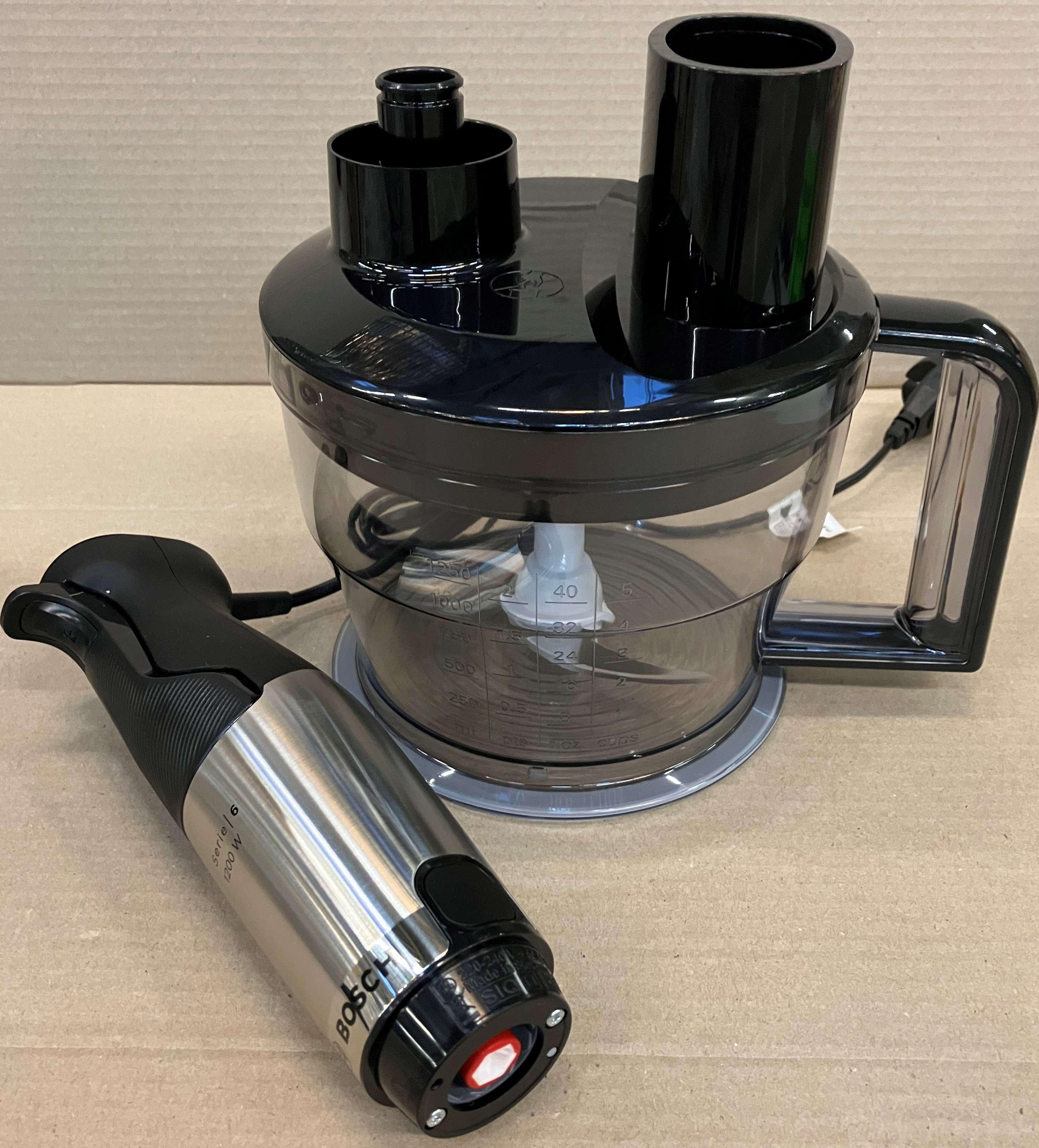 OUTLET - Blender BOSCH MSM6M871 ErgoMaster Czerwono-srebrny