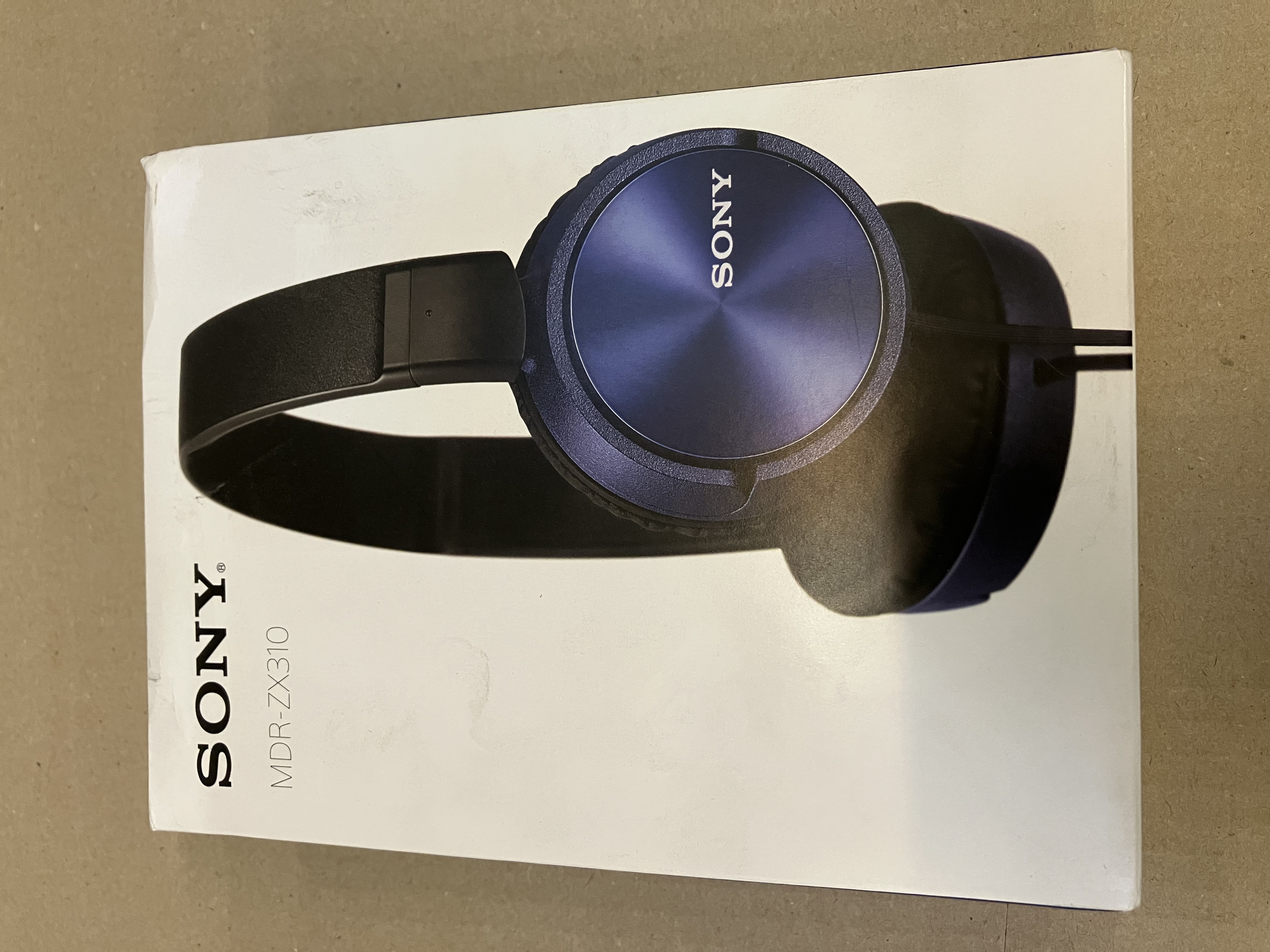 OUTLET Słuchawki SONY MDR-ZX310 Niebieski Niebieski