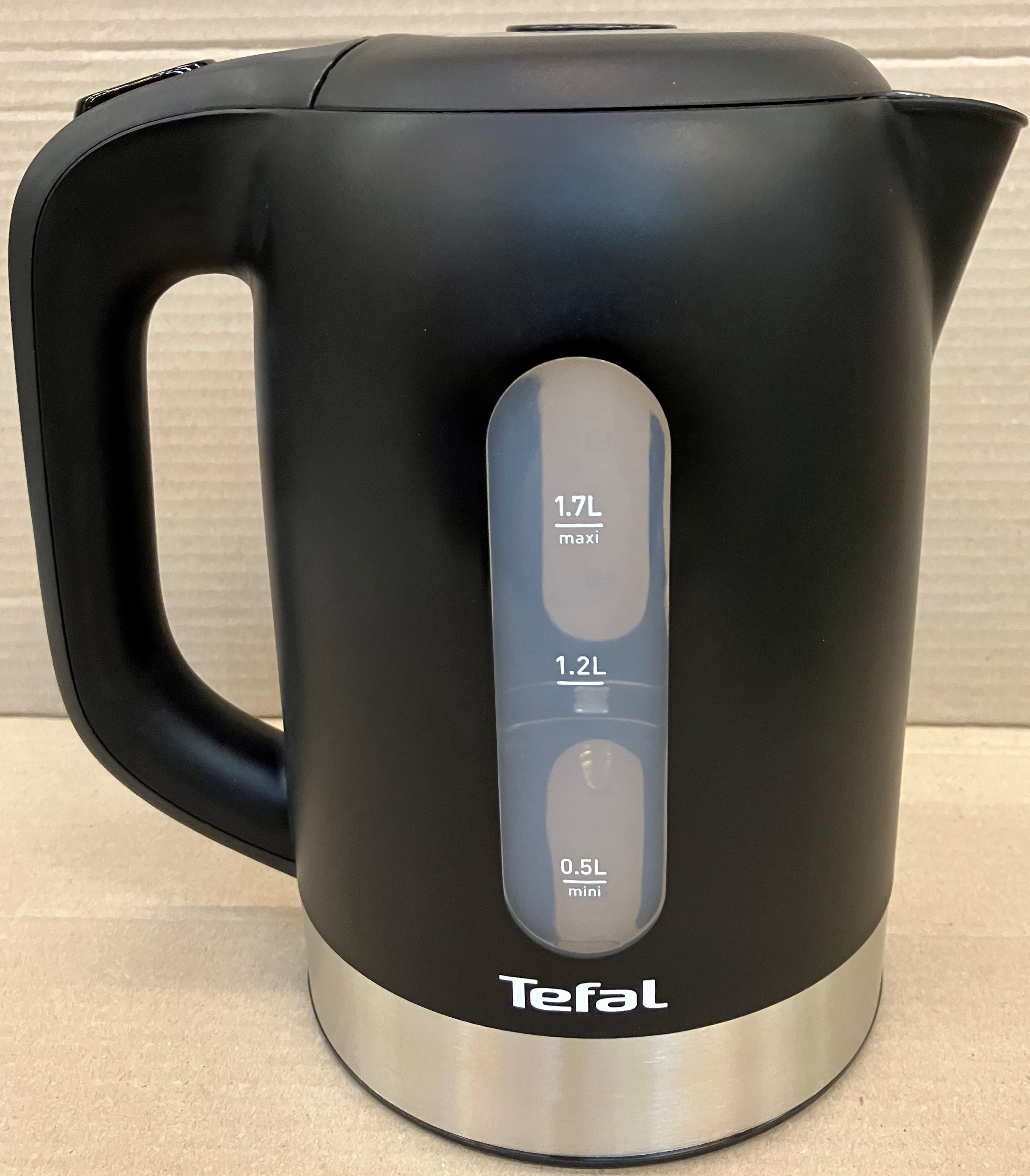 OUTLET - Czajnik elektryczny TEFAL KO330 Snow Czarno-stalowy