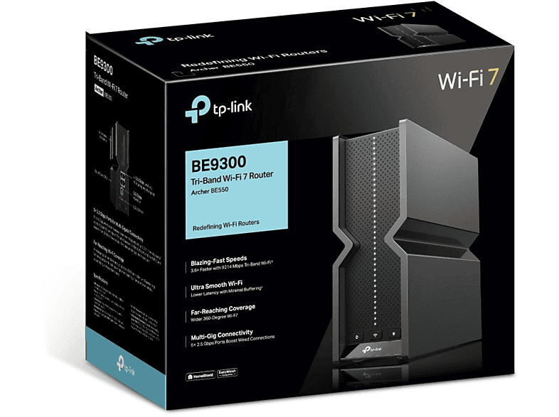 TP-LINK Archer BE550 | BE9300 Tri-Band Wi-Fi 7 Router Router