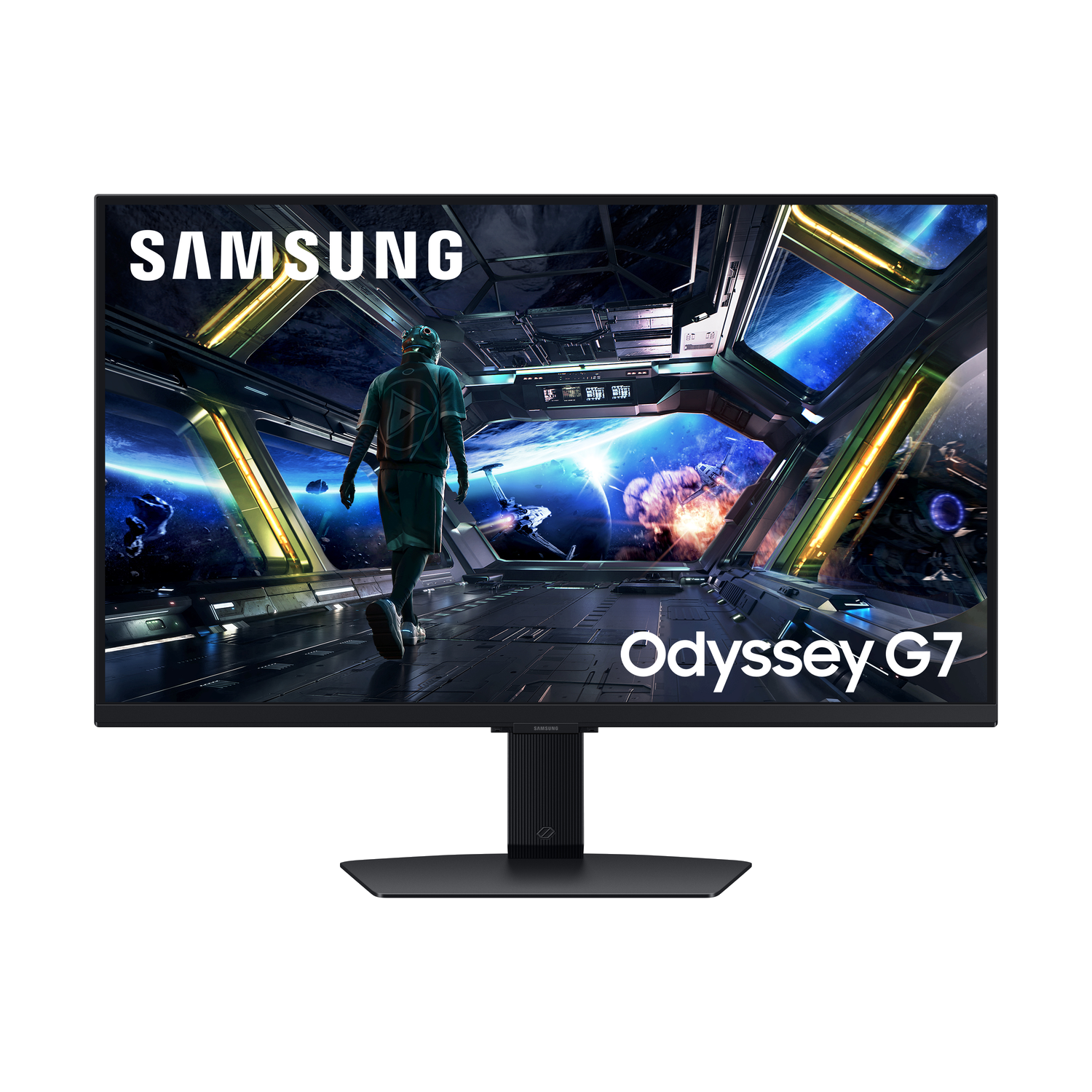 Samsung Odyssey G7 Ls27dg702euxen - 27 Inch 3840 X 2160 (4k) 1 Ms 144 Hz afbeelding