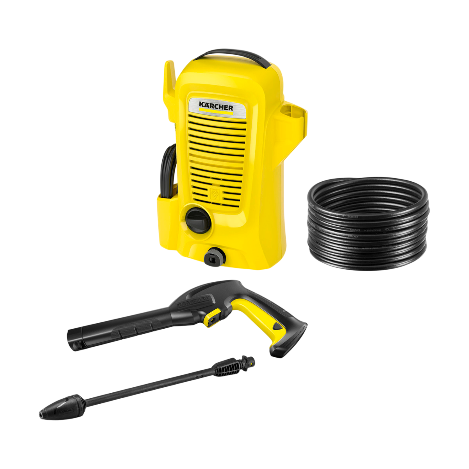Kärcher hogedrukreiniger K2 Universal Edition - 1400W - 110 bar - 360 l/u - slang van 3m - hogedrukpistool - vuilfrees