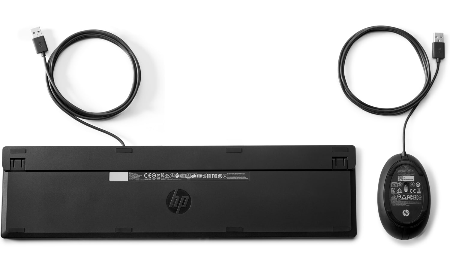Pack Teclado + Ratón - HP 320MK Profesional, USB, Silencioso, Teclas de perfil Bajo, Negro