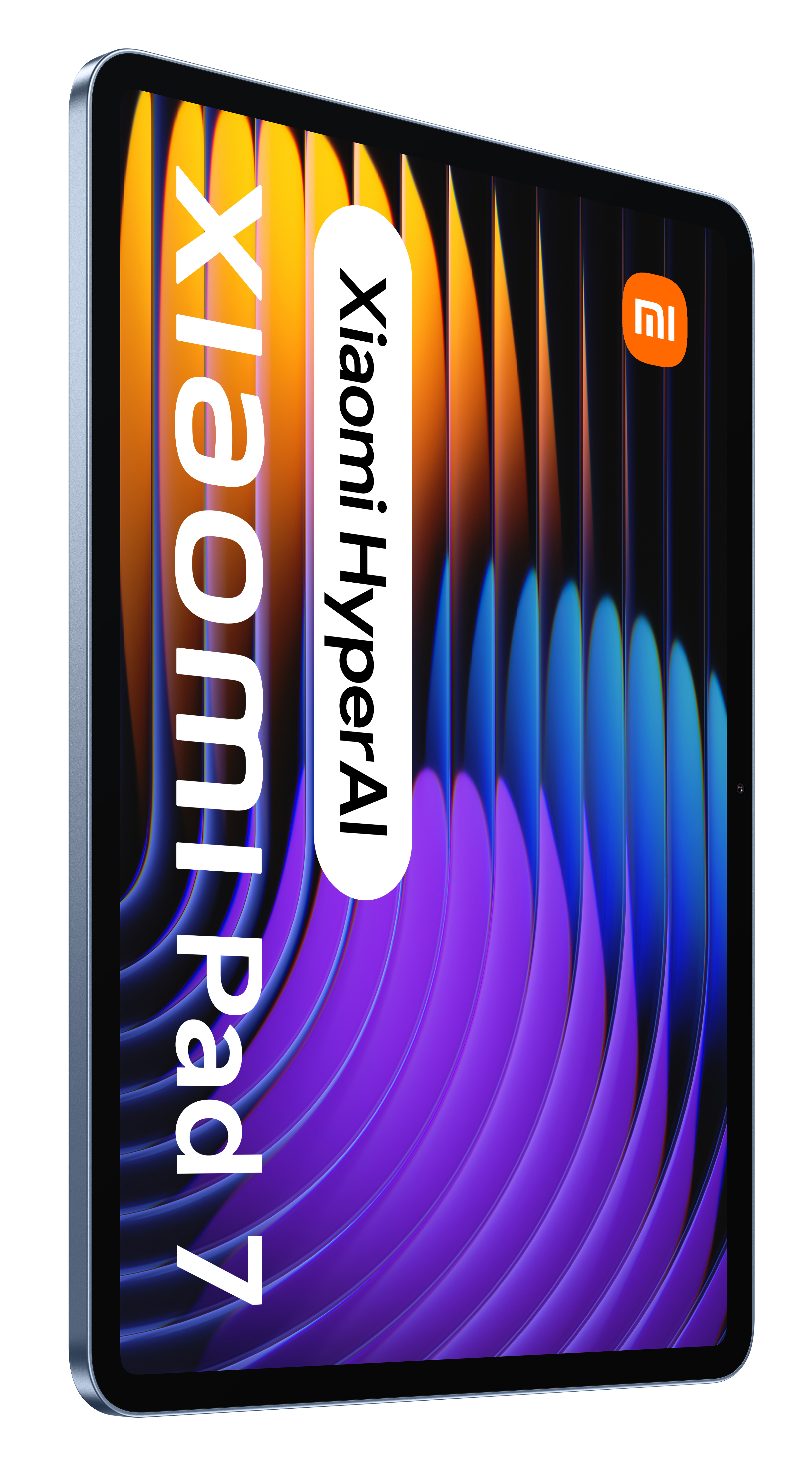 Tablet Xiaomi Pad 7, z logo i tekstem.