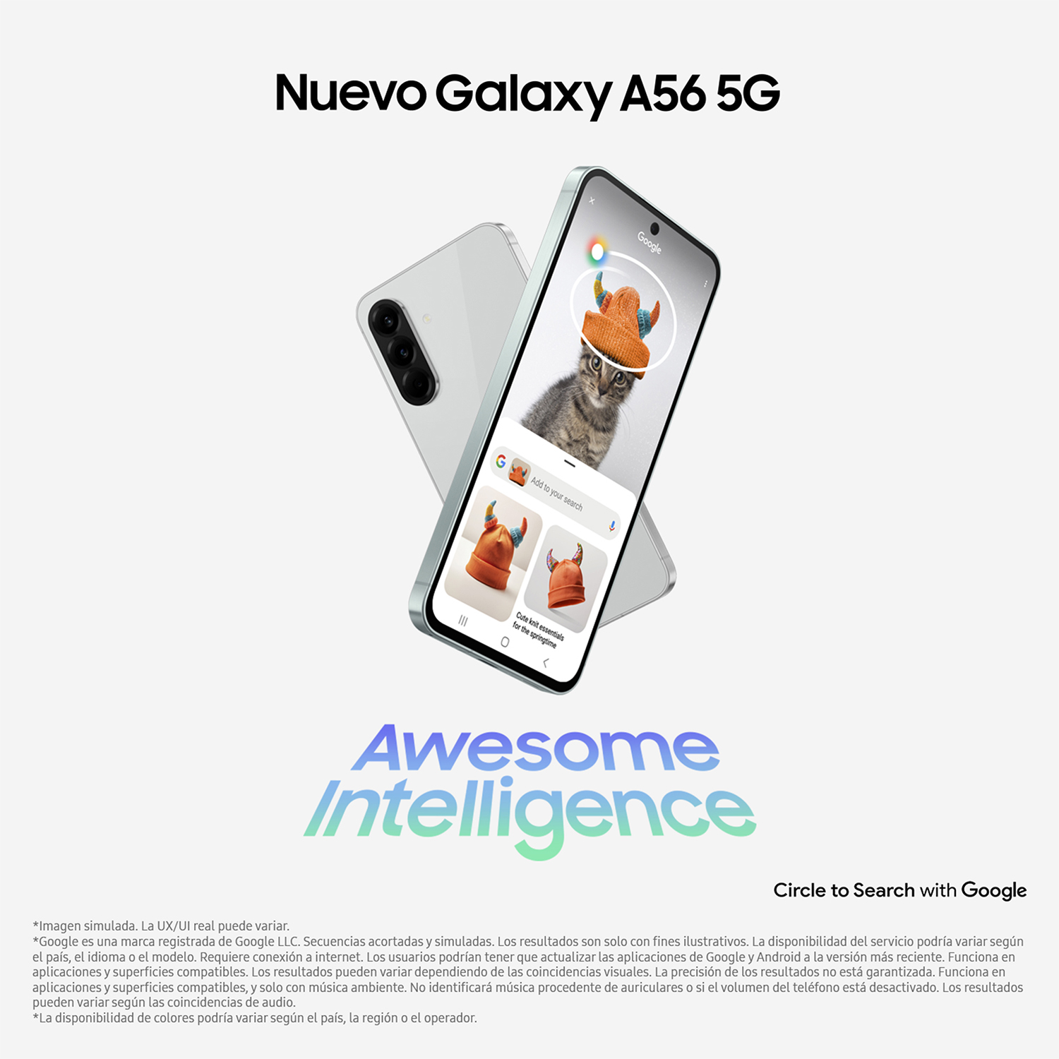 Una persona sosteniendo un nuevo teléfono con el logo de Google.