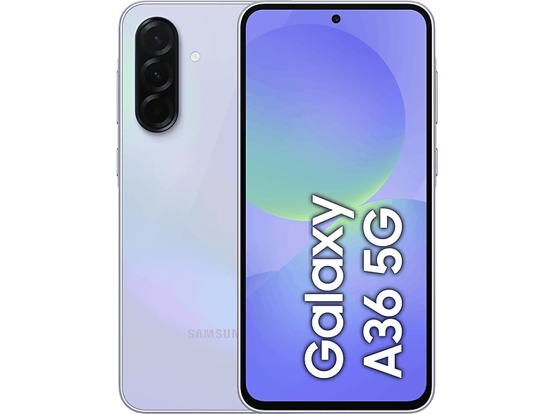 Samsung Galaxy A36 5G, Lavanda, 128 GB, 6 GB RAM, 6.7 FHD+ Super AMOLED, Qualcomm Snapdragon Gen 3, 5000 mAh, Android 15