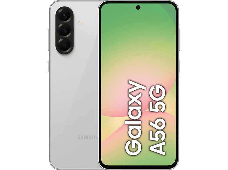 Samsung Galaxy A56 5G, Gris, 128 GB, 8 GB RAM, 6.7 FHD+ Super AMOLED, Exynos 1580, 5000 mAh, Android 15