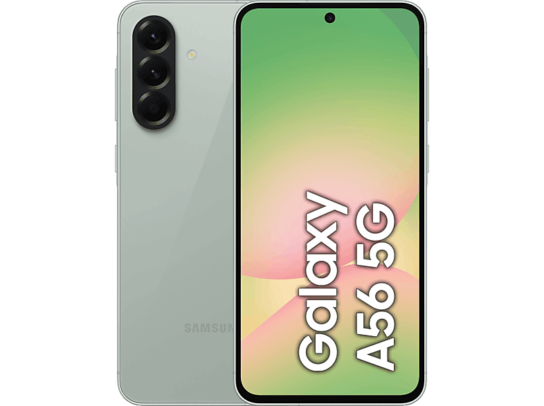 Móvil - Samsung Galaxy A56 5G, Oliva, 128 GB, 8 GB RAM, 6.7" FHD+ Super AMOLED, Exynos 1580, 5000 mAh, Android 15