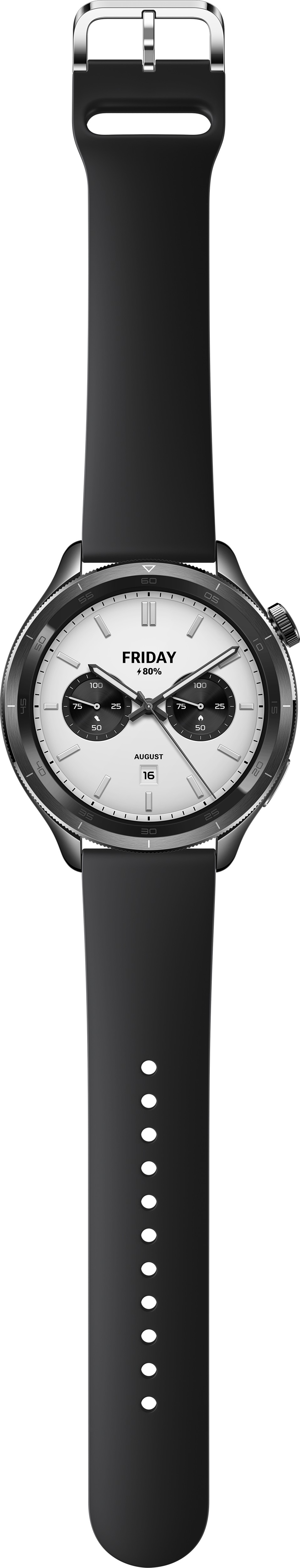 XIAOMI Watch S4 Smartwatch Aluminiumlegierung Fluorkautschuk, 140 - 210 mm, Black