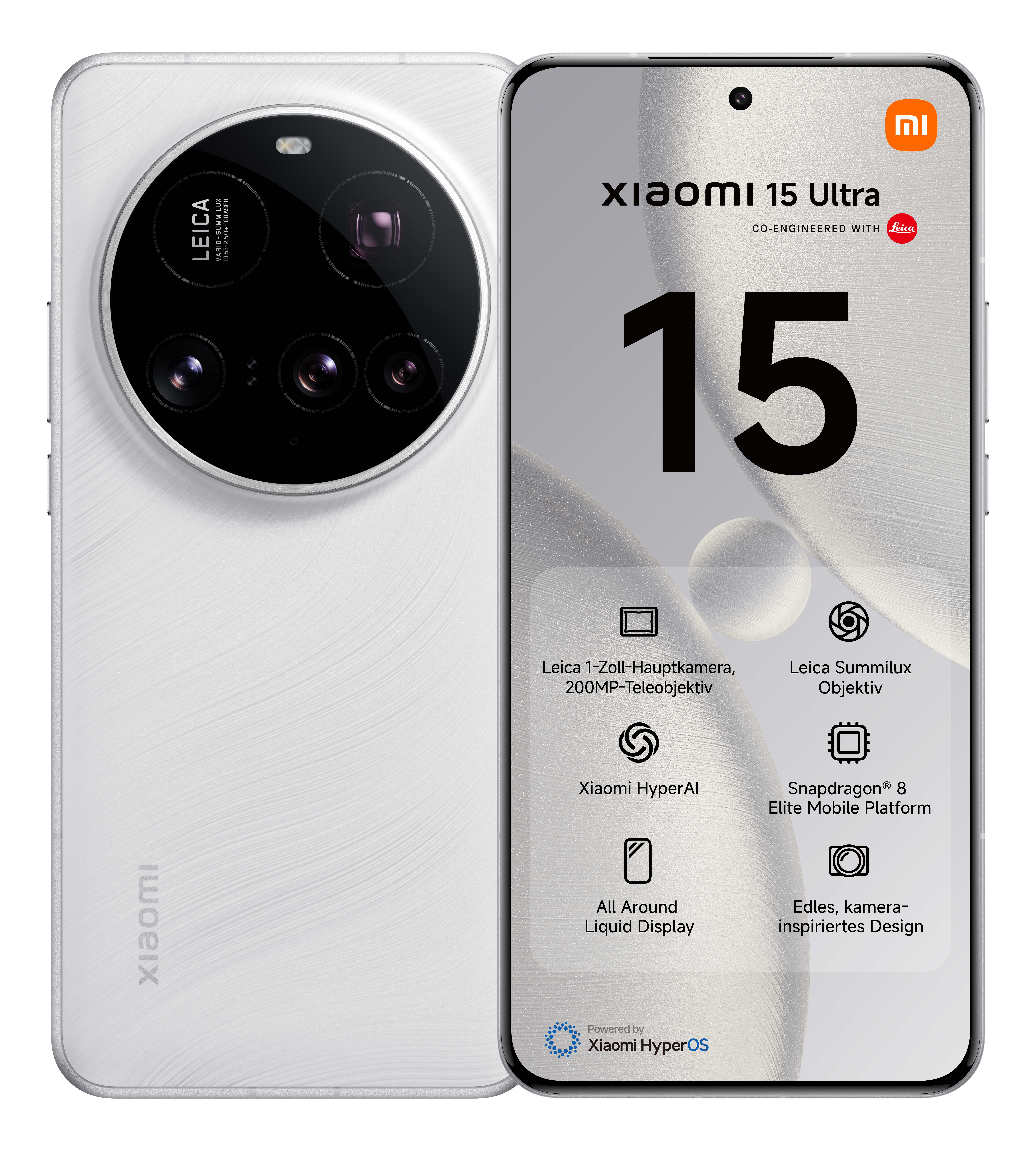 XIAOMI 15 Ultra 512 GB White Dual SIM | MediaMarkt