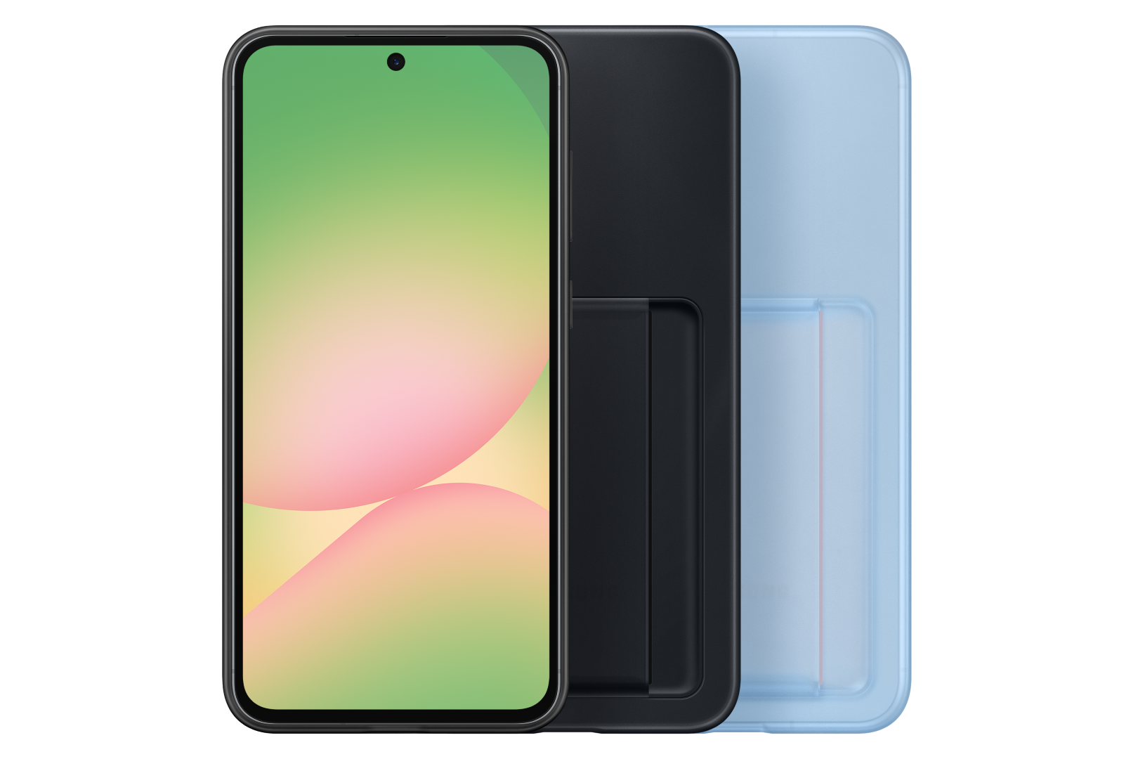 Smartfon z napisem 'Galaxy A36 5G' na ekranie.