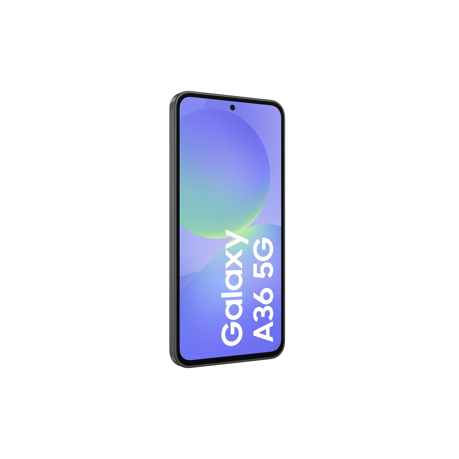 Smartphone avec l'inscription 'Galaxy A56 5G' à l'écran.