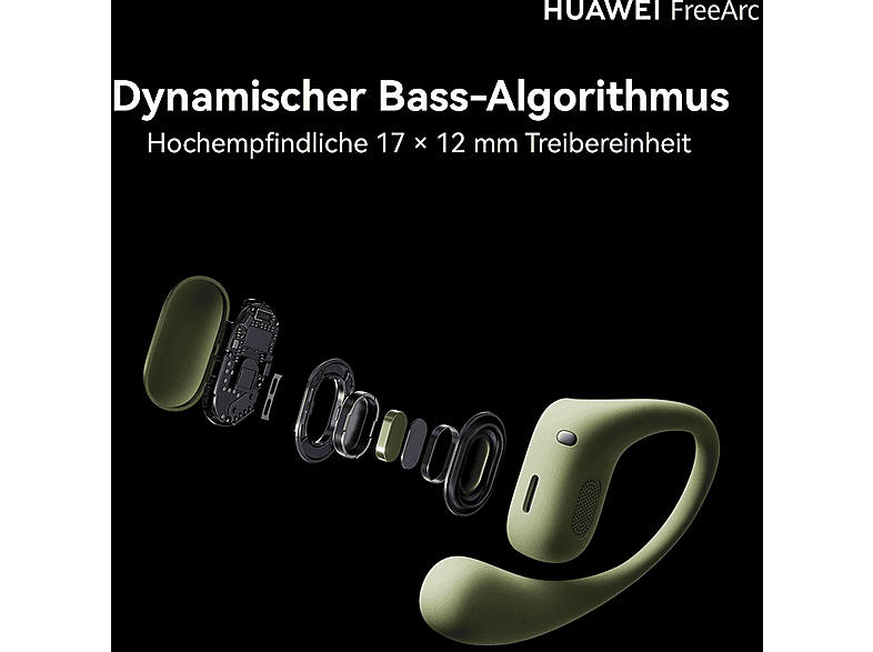 Thumbnail - HUAWEI FreeArc True Wireless, Open-ear Kopfhörer Bluetooth Schwarz