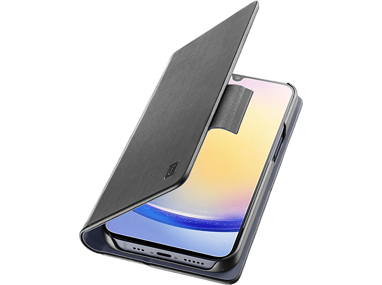 Funda móvil - CellularLine BOOK AGENDA, Para Samsung Galaxy A26, Imitación piel, Negro