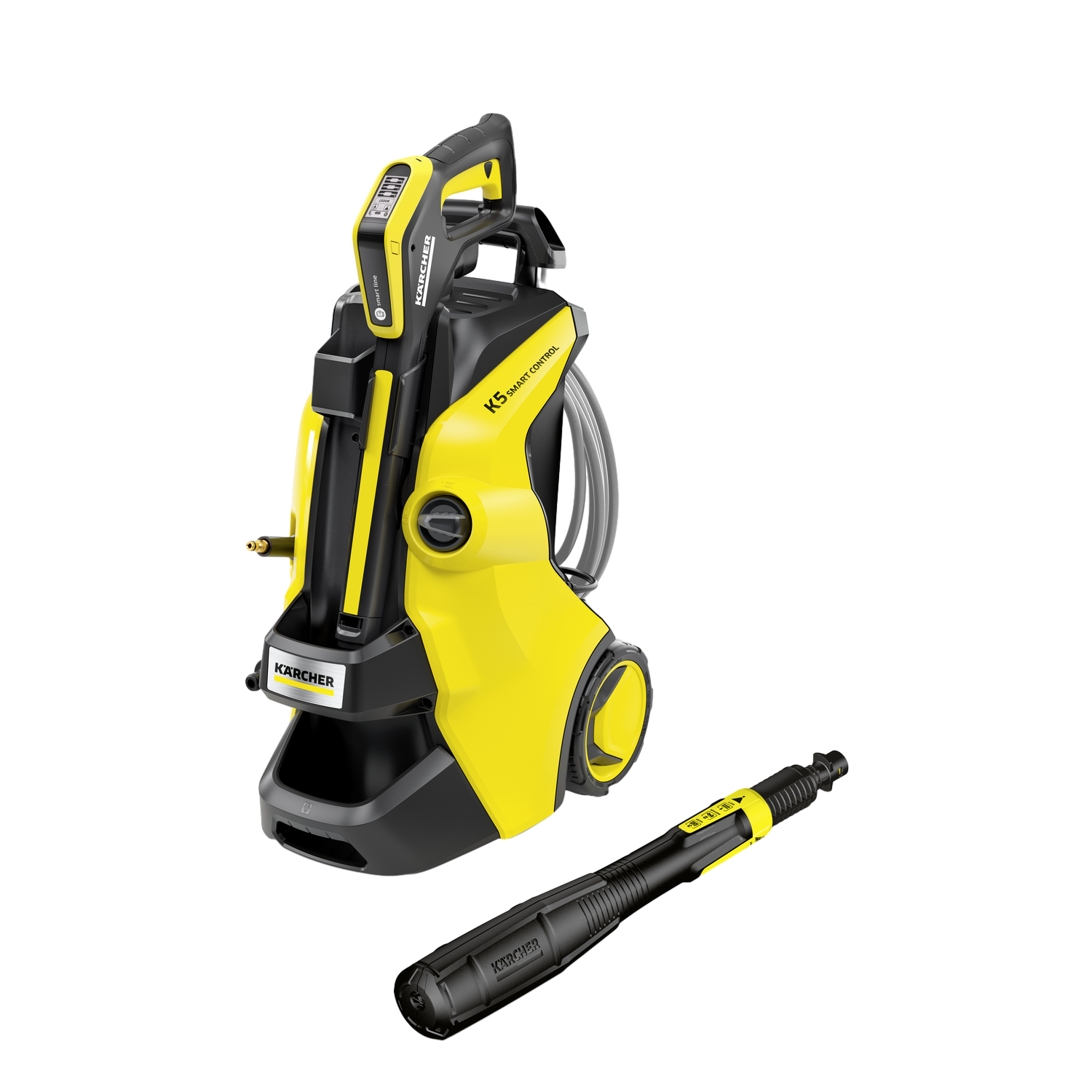 Karcher K 5 Smart Control Flex - Geschikt Voor 40 M² 2100 W 145 Bar Hogedrukreiniger Geel