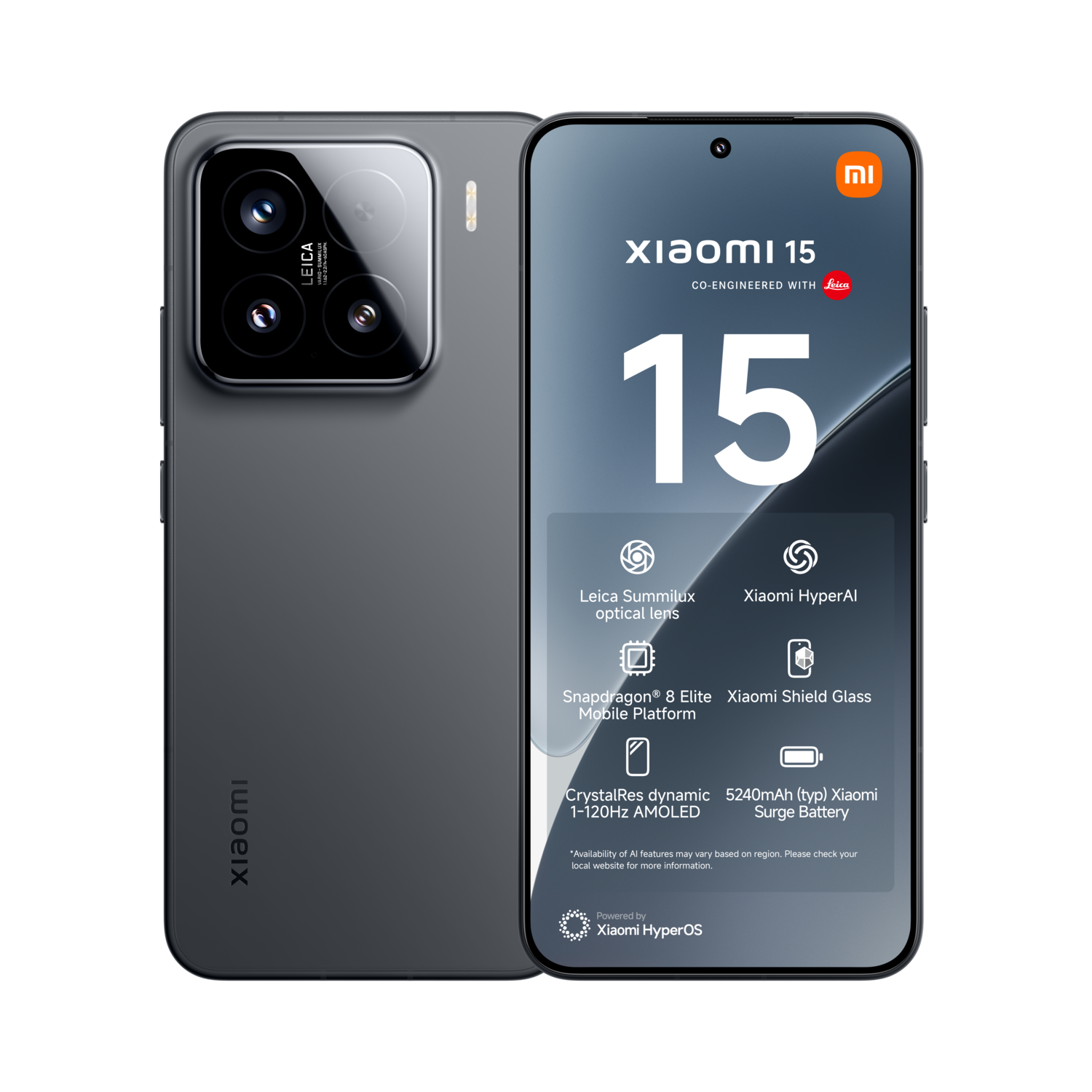 XIAOMI 15 - 5G - 512 GB Zwart