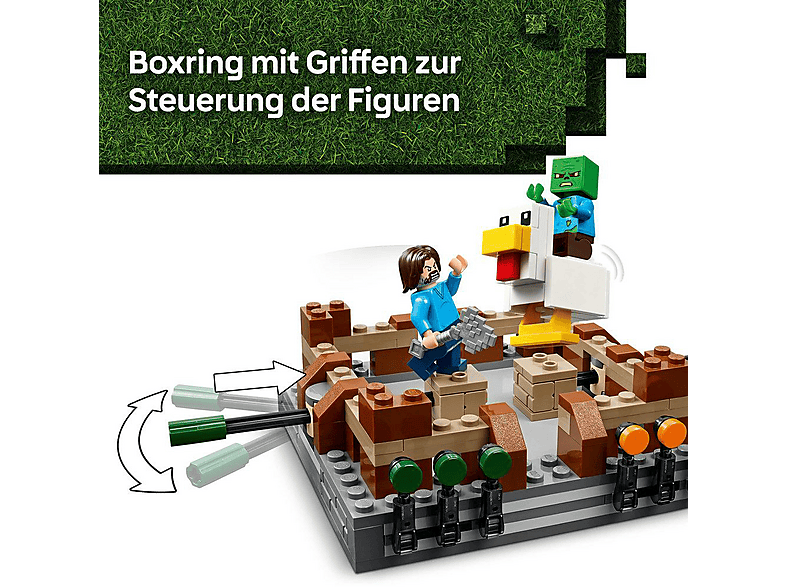 LEGO Minecraft 21272 Waldanwesen mit Boxring Bausatz, Mehrfarbig