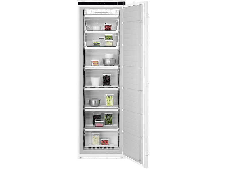 Aeg Tb7Na181Es Congelatore Verticale, Dimensioni: L 54 Cm, A 177,9 P 54,9 5 Cassetti, Bianco, Classe E