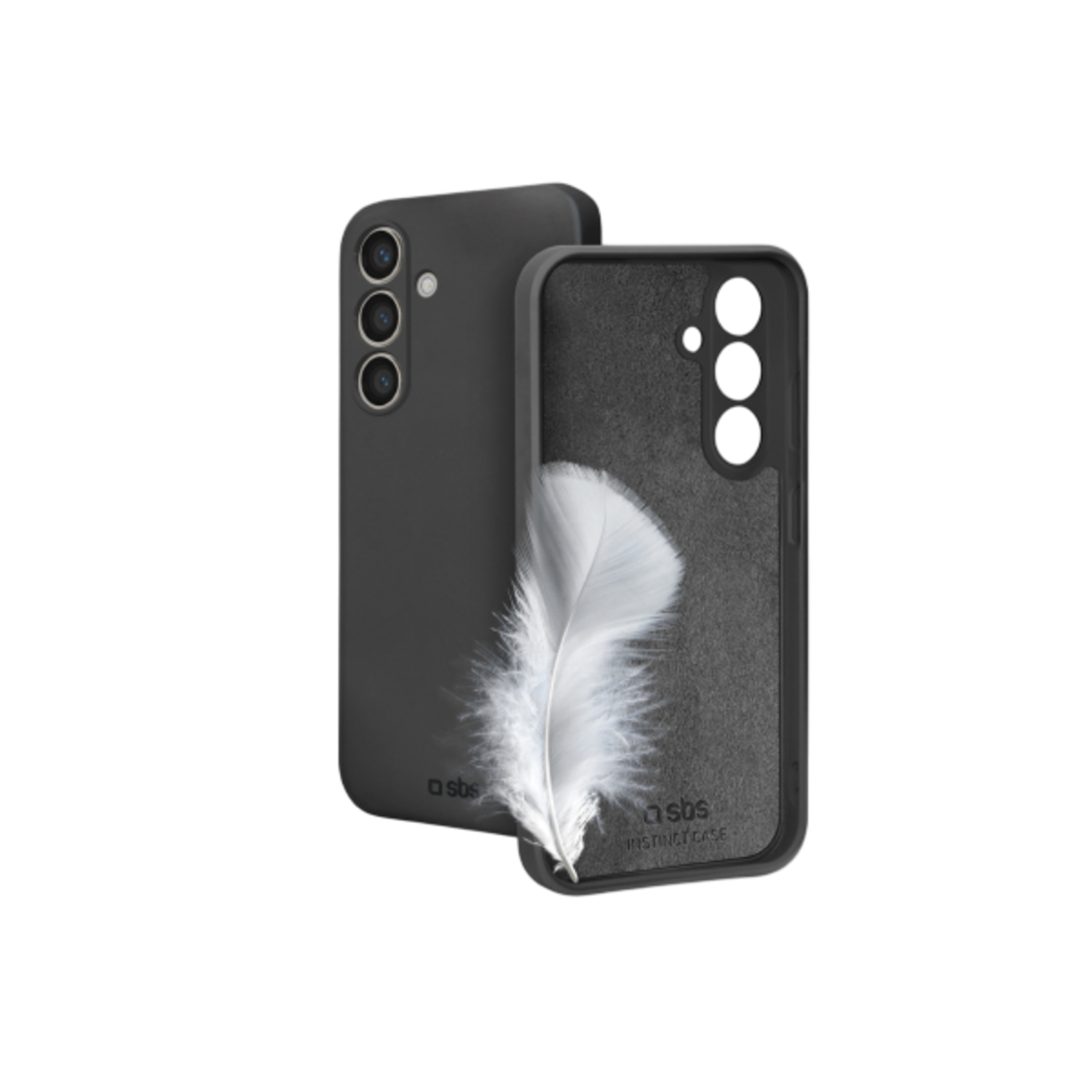 SBS MOBILE Instinct Telefoonhoesje voor Samsung Galaxy A36 Zwart afbeelding